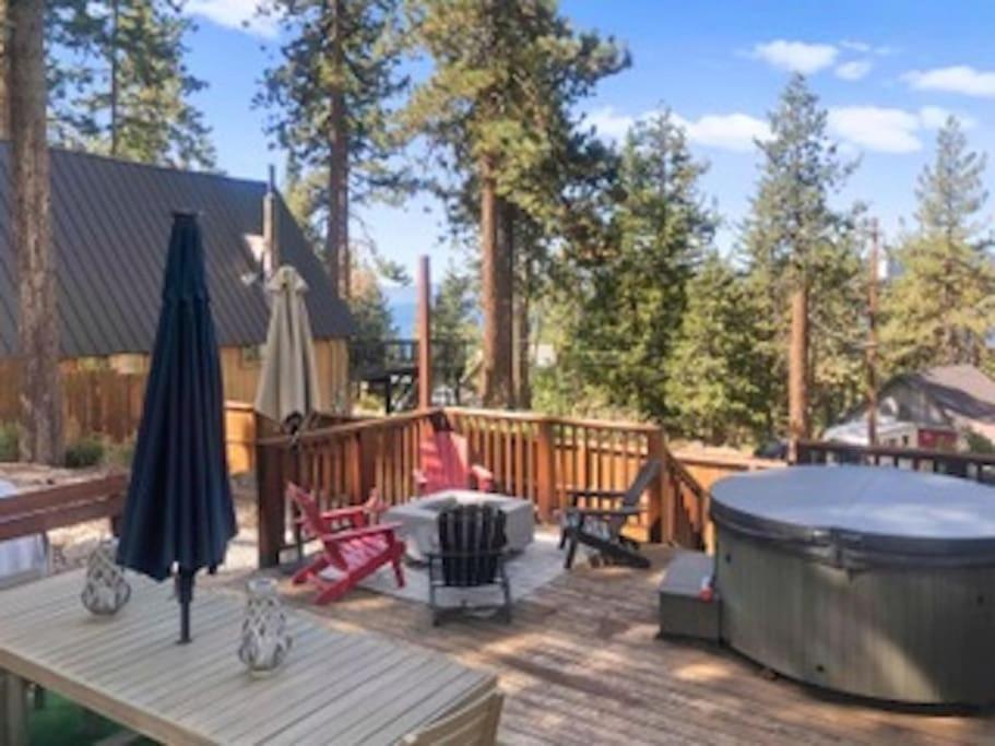 Lake Views, Pet-Friendly Cabin With Hot-Tub In King'S Beach Kings Beach Exterior foto